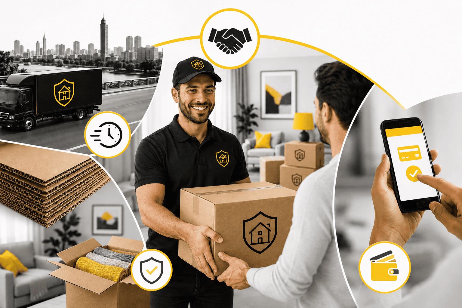 سرعة توصيل كراتين العزال والدفع الرقمي تي ار باك