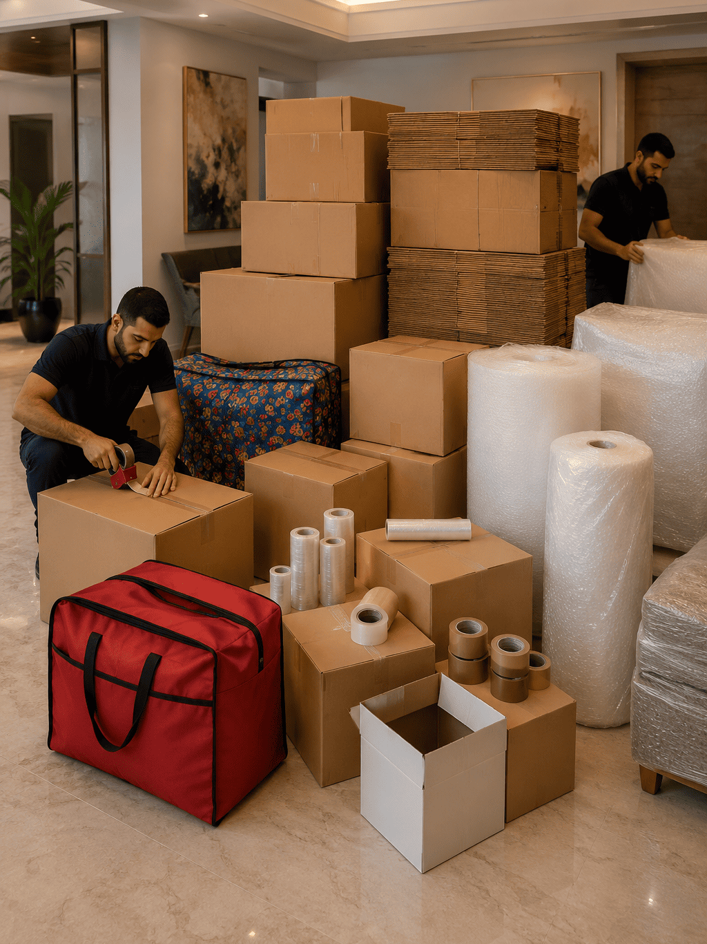 كراتين نقل عفش ثقيلة 5 طبقات من TR Pack
