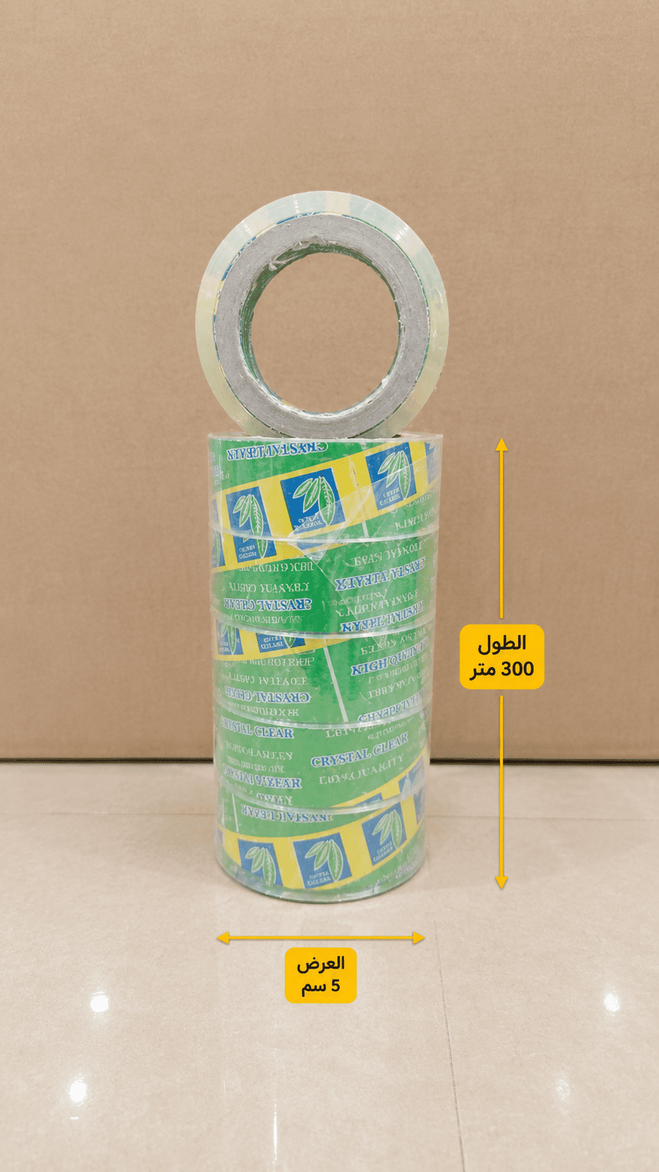 سلوتب شفاف 300 متر (6 بكرات) من TR Pack