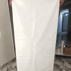 شنطة تخزين بلاستيك ثقيلة من TR Pack معروضة من الأمام ومجهزة لتخزين البطاطين والمفروشات كبيرة الحجم