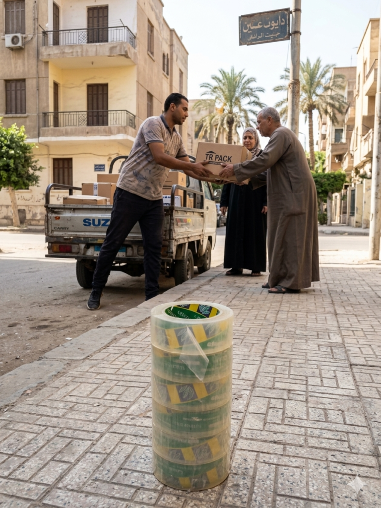 لقطة جانبية لبكرات سلوتب 300 متر توضح حجم الرول المناسب للاستخدام المتكرر